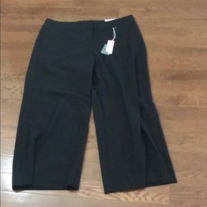 NWT LANE BRYANT BLACK WIDE LEG PANTS SZ 20